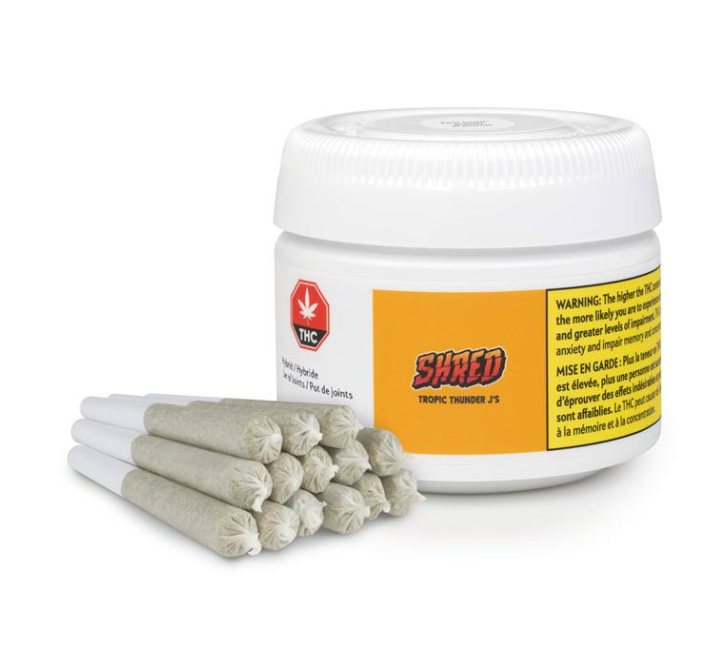 SHRED TROPIC THUNDER J'S (S) PRE-ROLL - 0.5G X 14