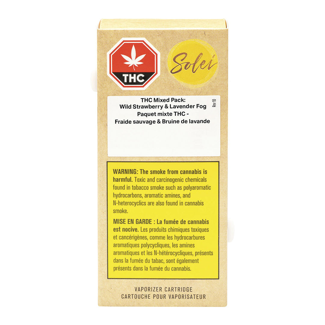 SOLEI WILD STRAWBERRY AND LAVENDER FOG (H) 510 - 0.5G X 2
