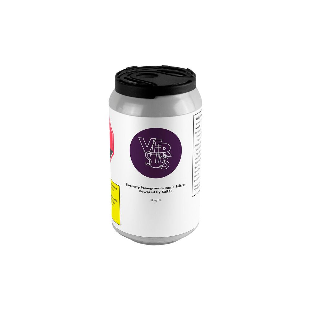 VERSUS BLUEBERRY POM RAPID SELTZER (H) BEV 10MG THC X 355ML