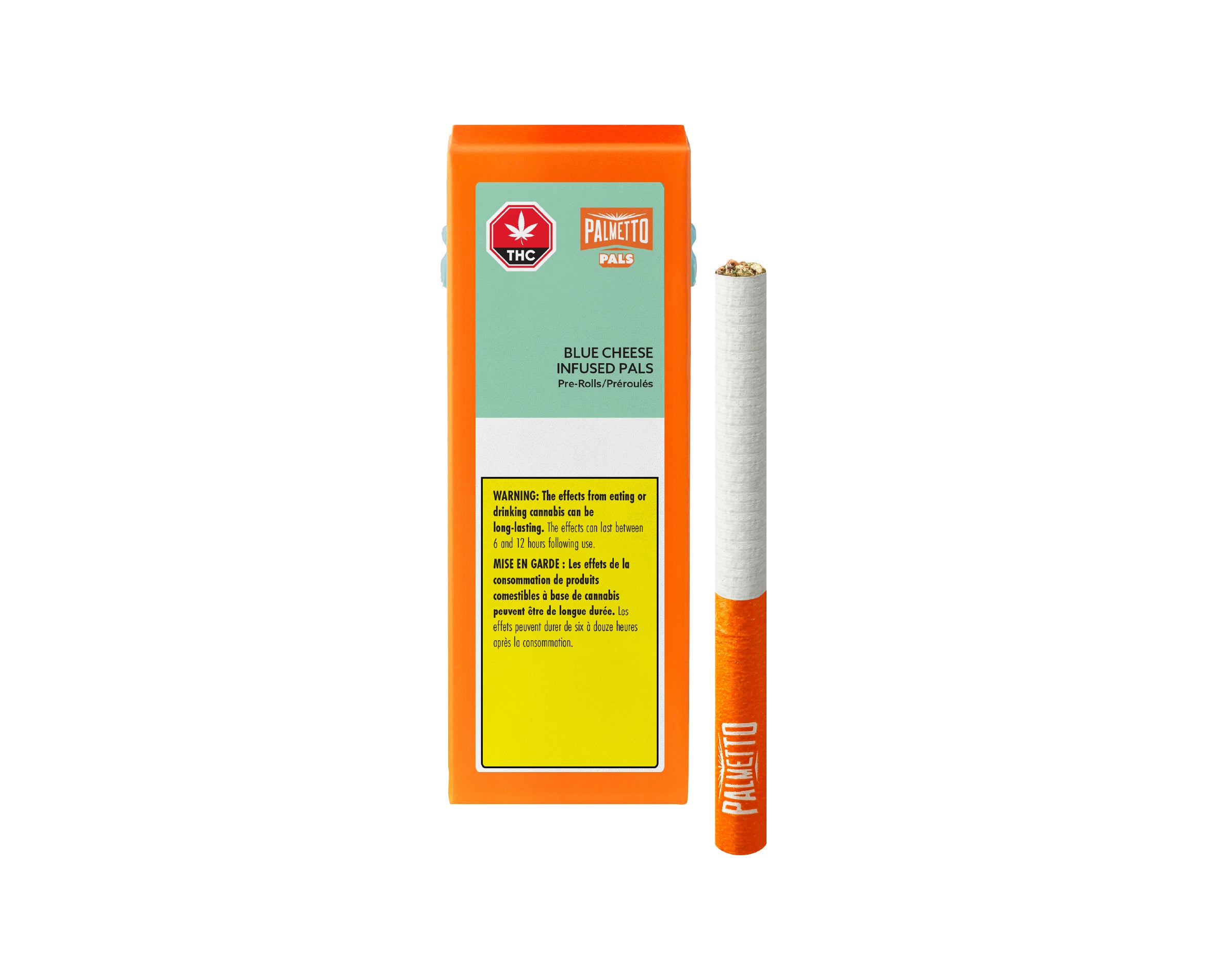 PALMETTO PALS BLUE CHEESE (IND) INF PRE-ROLL - 0.5G X 5