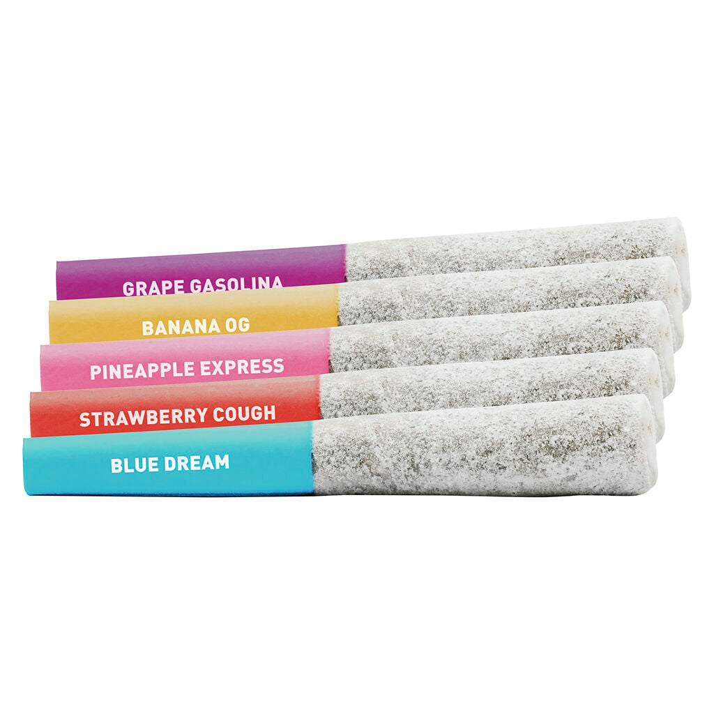 CLAYBOURNE FLYERS VARIETY PACK (H) INF PRE-ROLL - 0.5G X 5