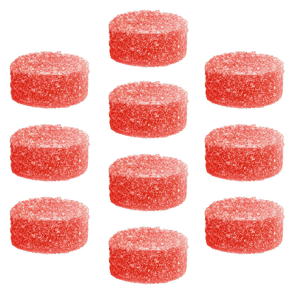 SHREDEMS PARTY PACK RED APPLE PEACH (IND) CHEW 10MG THC X 10