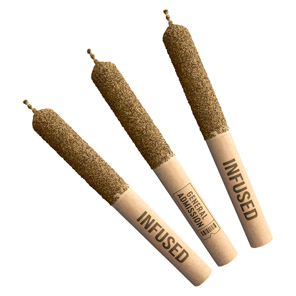 GENERAL ADMISSION PEACH RIZZ DIAMOND (S) INF PRE-ROLL 0.5GX3